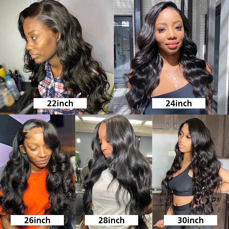 Body Wave 3 4 Bundles Human Hair Brazilian Weaving Natural Black Virgin Hair 30