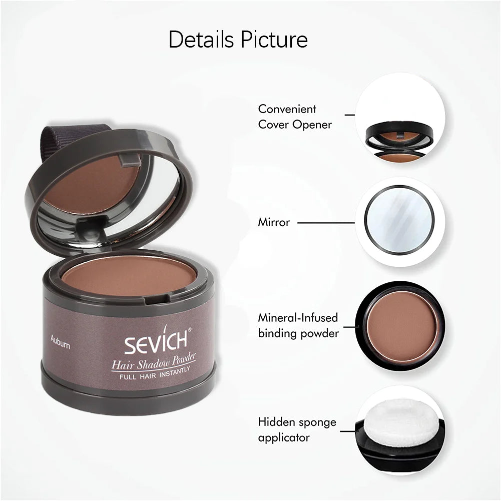 Natural Instant Waterproof Hairline Shadow Powder Hair Concealer Coverage 13color