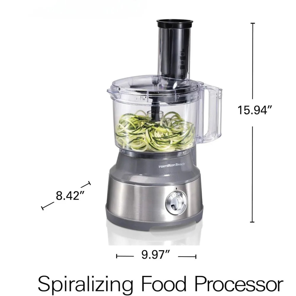 Food Processor & Vegetable Chopper for Slicing, Shredding, Mincing, and Puree, 10 Cups