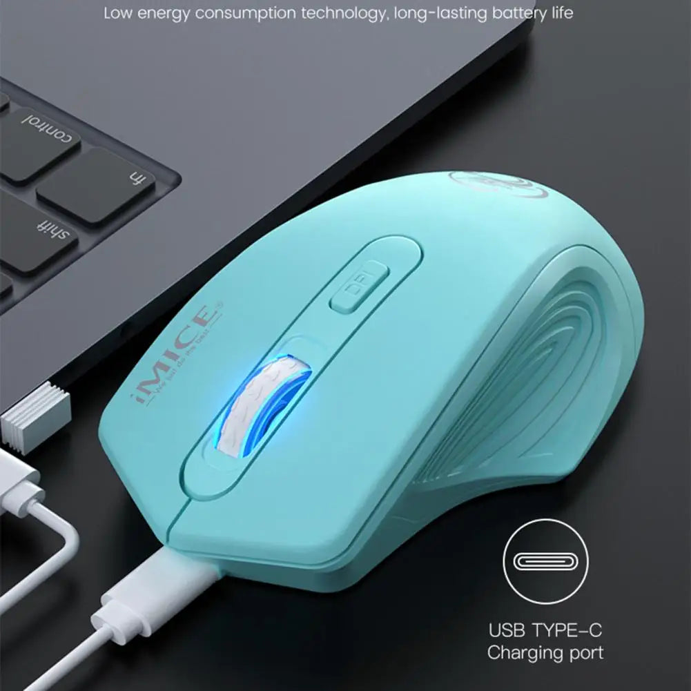 Laptop Mouse 1 Set Practical 4 Keys Intelligent Sleep  Comfortable Grip Wireless