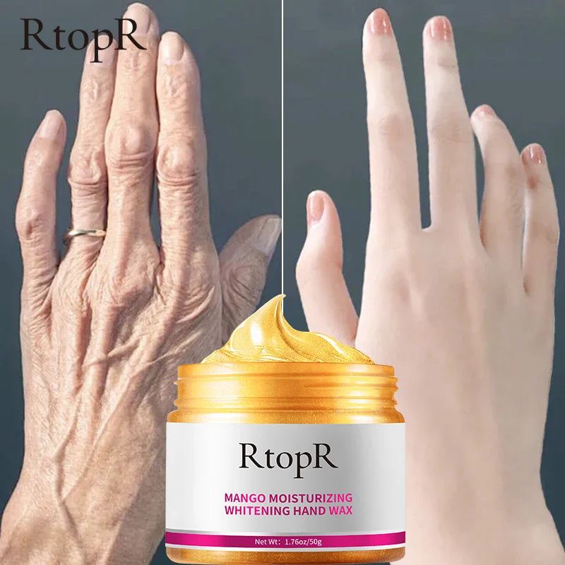 RtopR Mango For Hands Mask Hand Wax Whitening Moisturizing Repair Exfoliating Calluses 50g