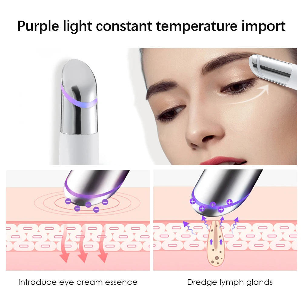 IPL Eye Cosmetic Massage 3 Color LED Photon Therapy Hengdin Heating Vibration Massage