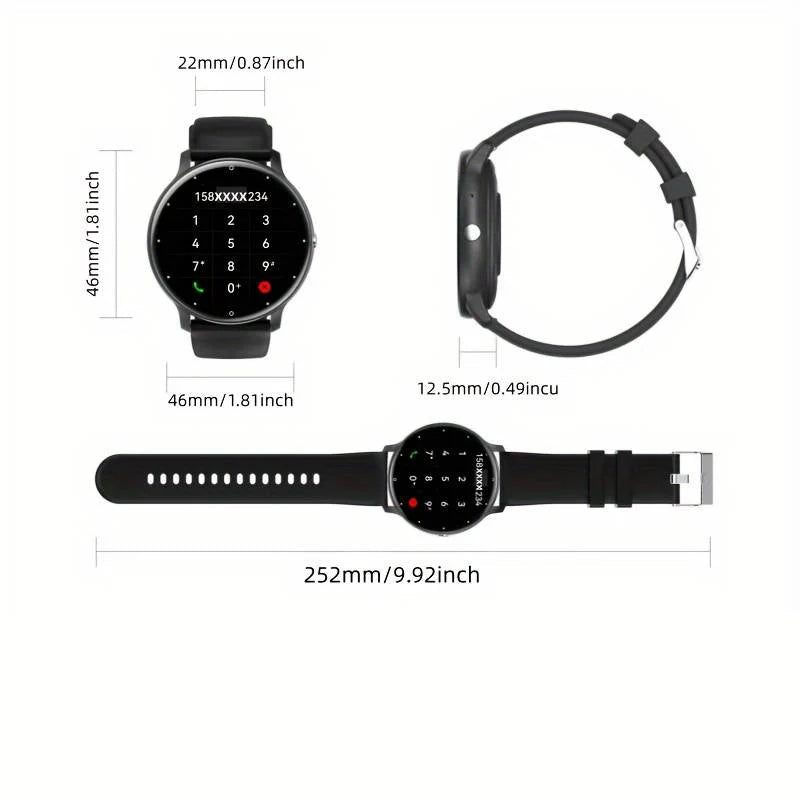 Smart watch, wireless calling/dial, calling reminder and rejection,for iPhone/Andriod