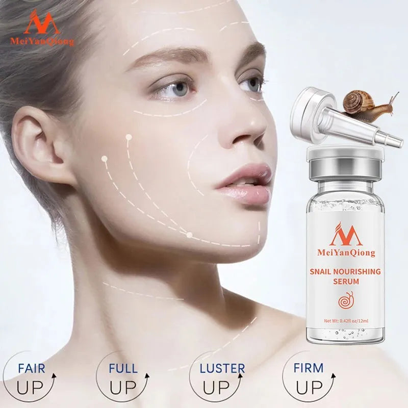 Snail Serum Face Moisturizing Solution Whitening Anti Aging Anti Wrinkle Acne