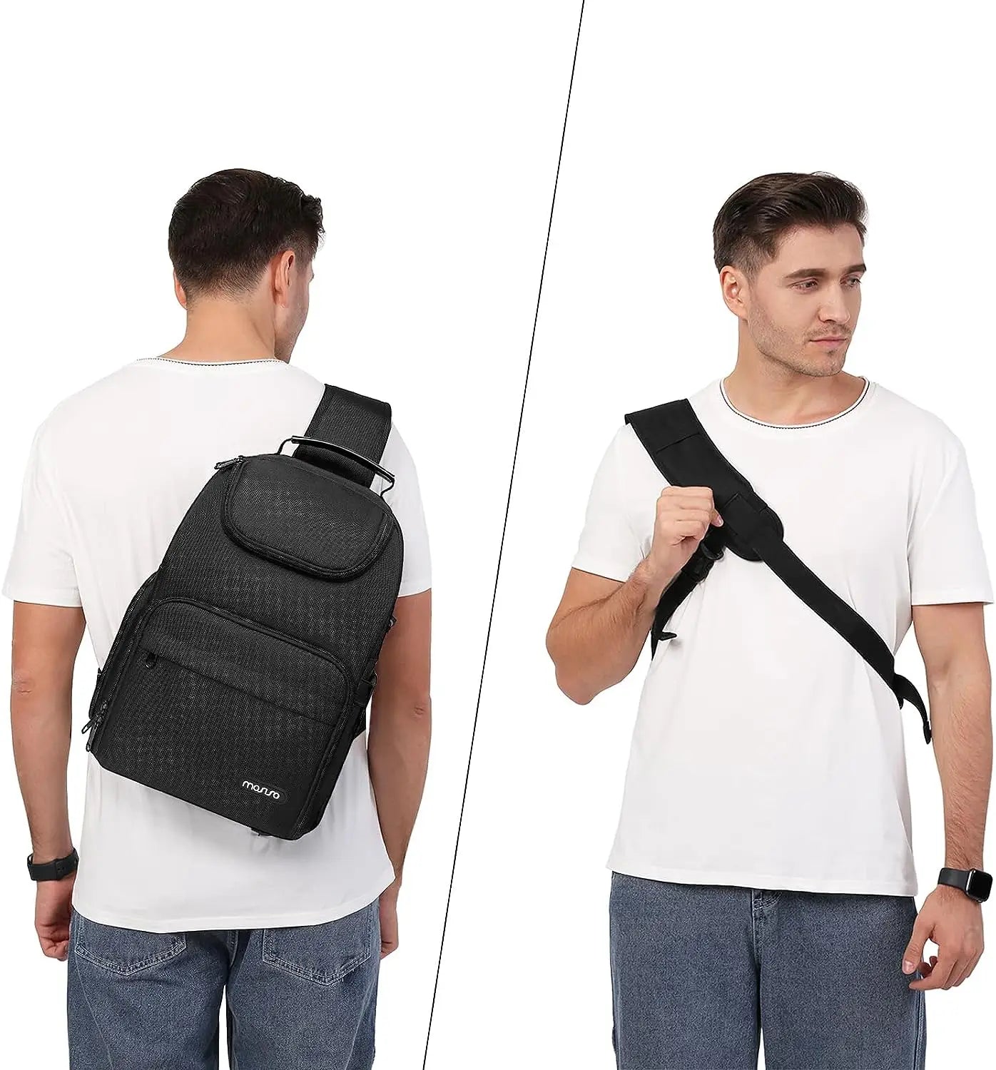 Sling Bag DSLR/SLR/Mirrorless Camera Case Backpack for Photographers Canon/Nikon/Sony