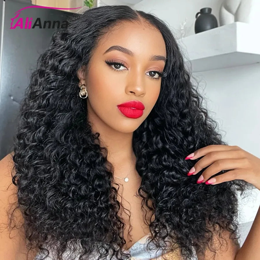 Deep Wave Bundles Human Hair Extensions Real Human Hair Brazilian