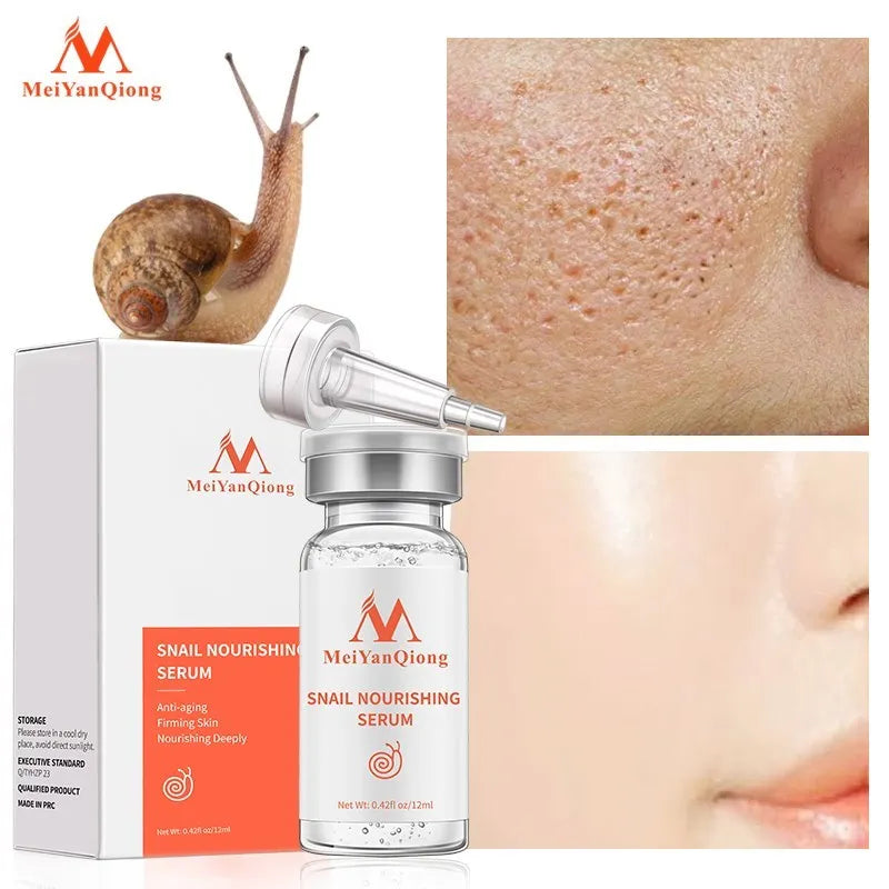 Snail Serum Face Moisturizing Solution Whitening Anti Aging Anti Wrinkle Acne