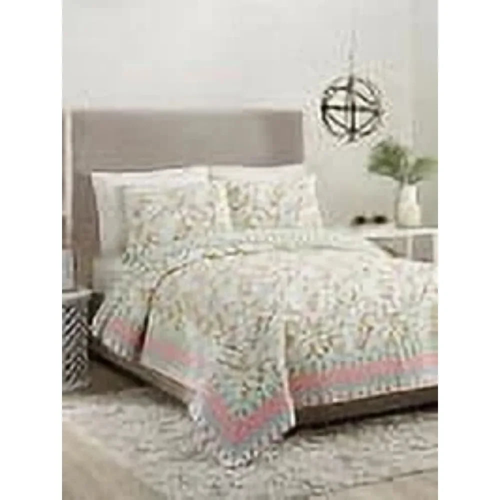 Pink Full/Queen 3-Piece Quilt Set Freight Free Goose Comforter Sets Winter Comforter