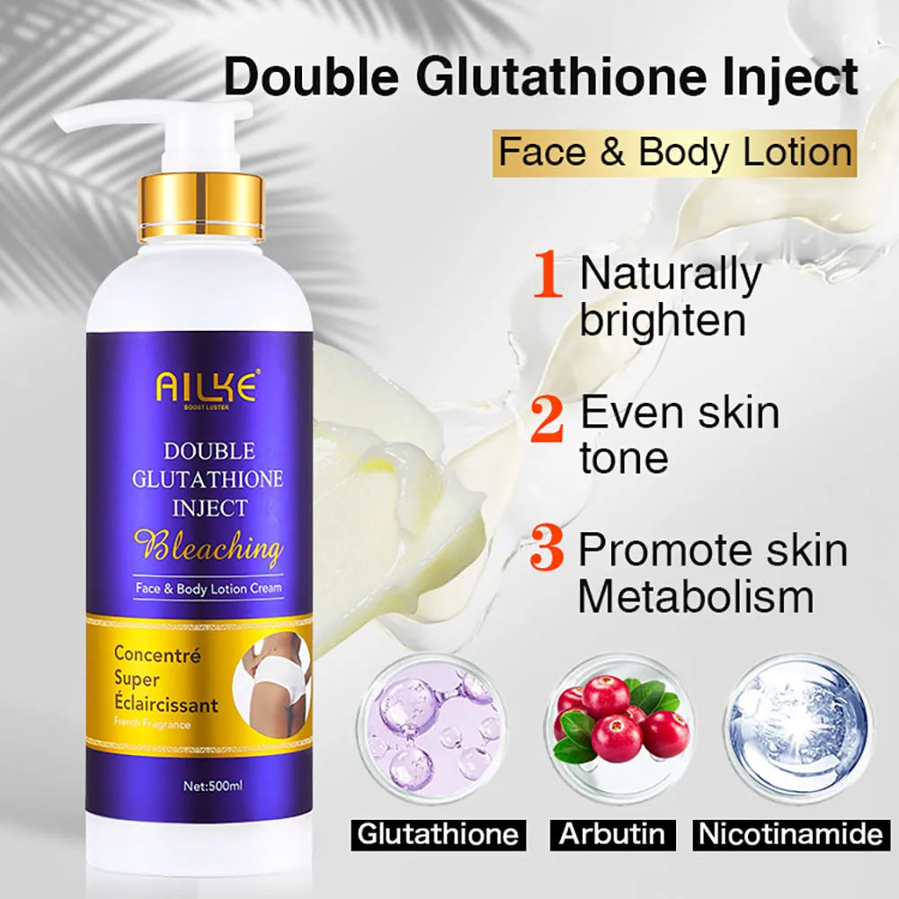 Bleaching Skin Care, With Double Glutathione, Moisturizing, Remove Dark Spots