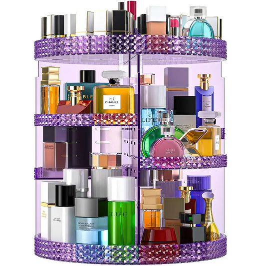 Makeup Organizer 360 Degree Rotating Cosmetic Storage, Large 7 Layers 360 Makeup