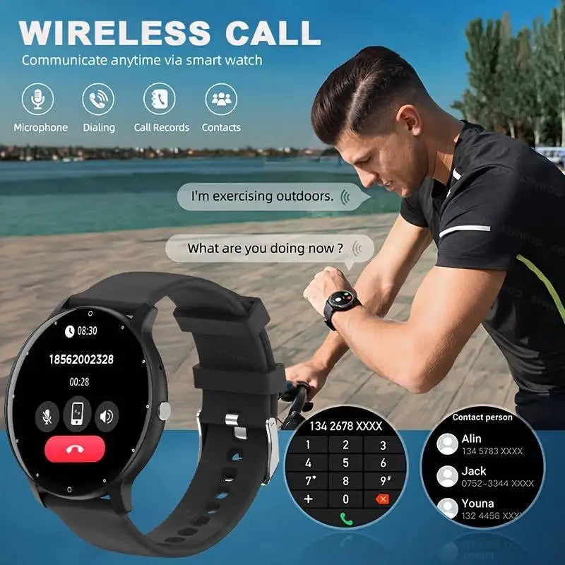 Smart watch, wireless calling/dial, calling reminder and rejection,for iPhone/Andriod