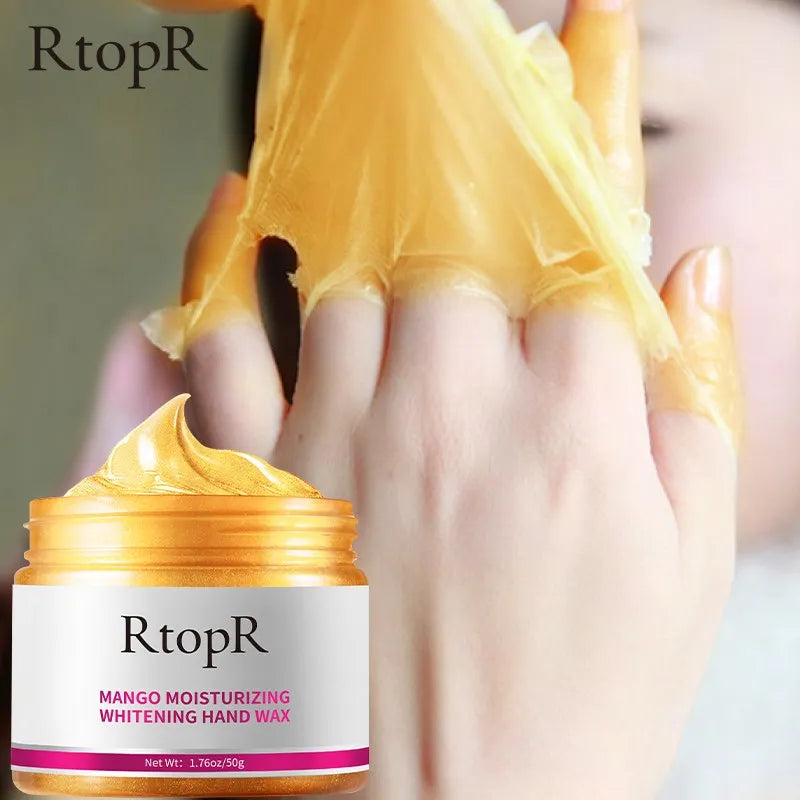 RtopR Mango For Hands Mask Hand Wax Whitening Moisturizing Repair Exfoliating Calluses 50g