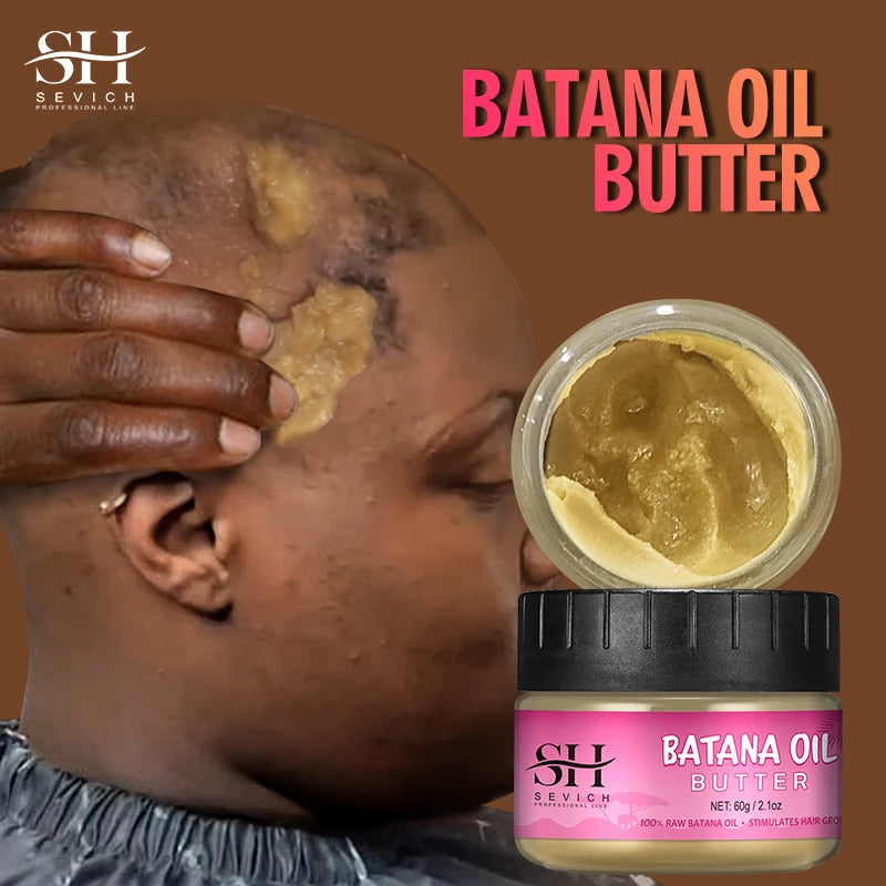 100% Batana Hair Fast Growth Oil Set African Crazy Traction Alopecia Batana Hair Mask