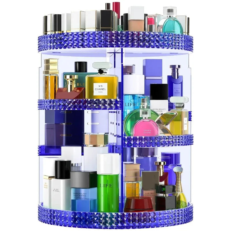 Makeup Organizer 360 Degree Rotating Cosmetic Storage, Large 7 Layers 360 Makeup