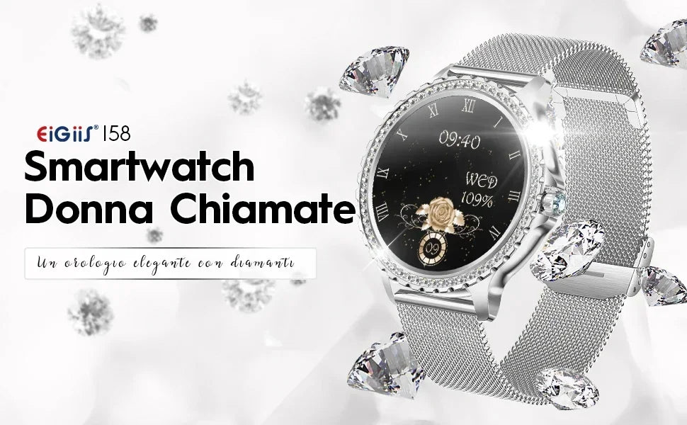 Women HD Screen Fashion Sports Watches Bluetooth Call Health Monitor IP67 Life Waterproof