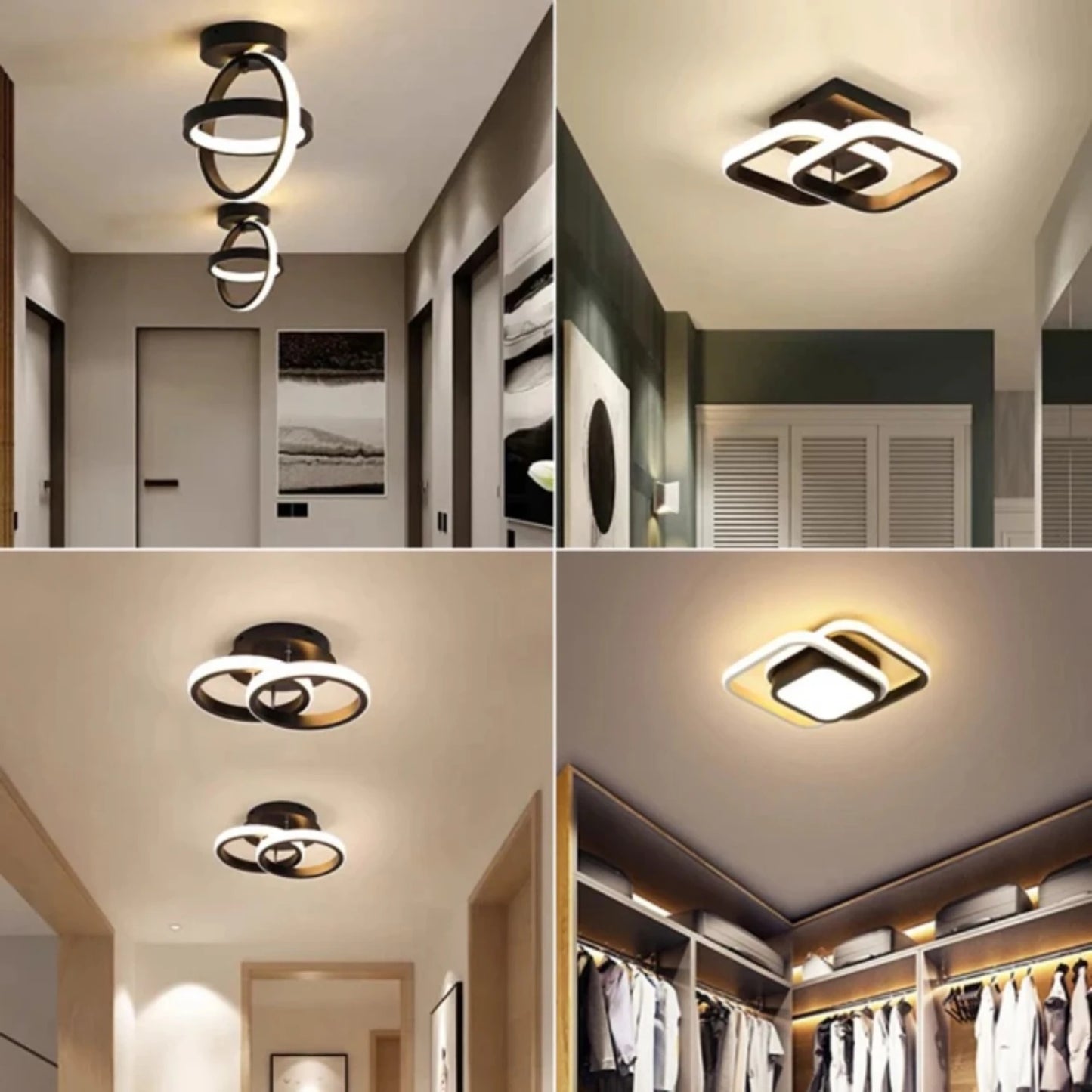 Modern LED Ceiling Lights for Hallway Corridor Entrance Porch Balcony