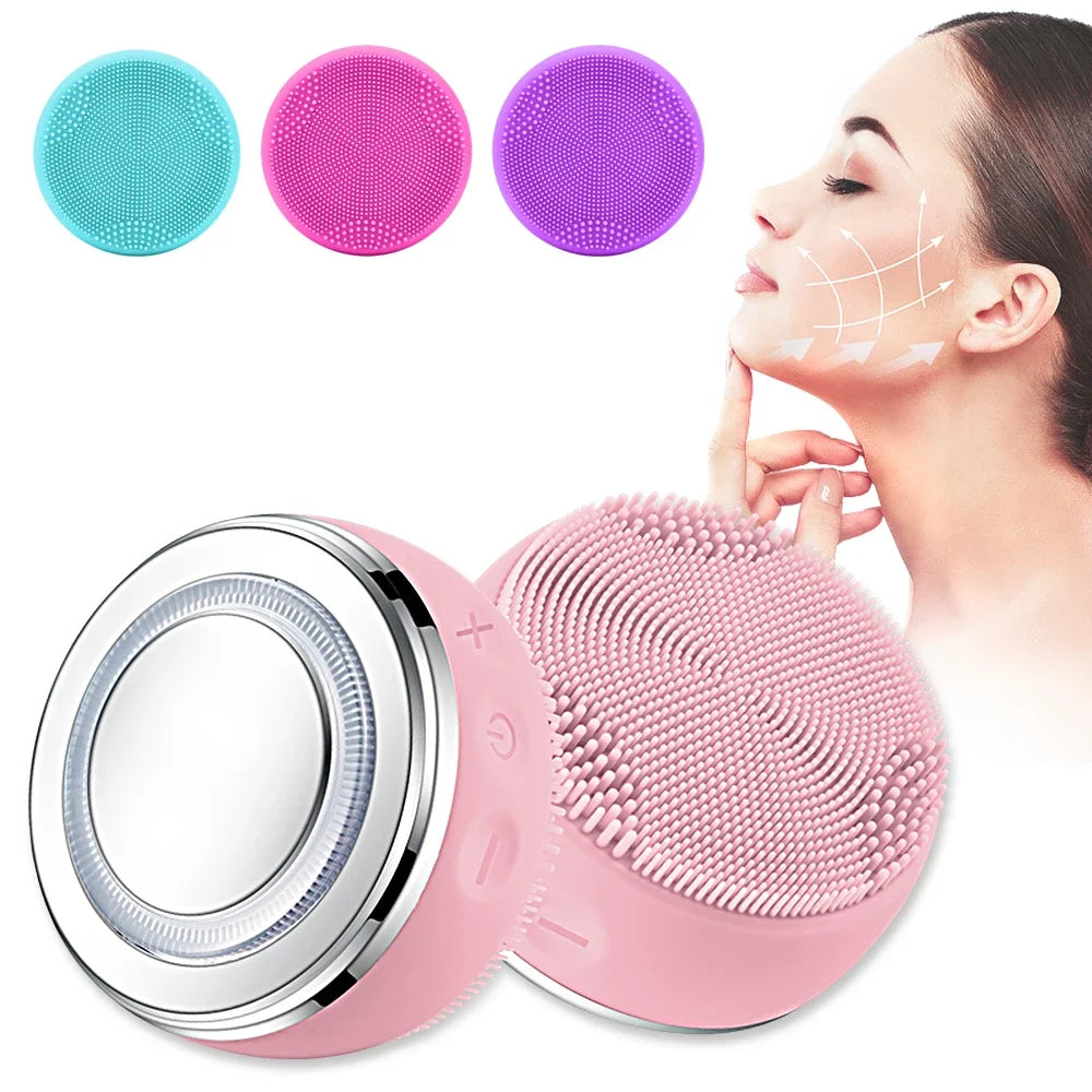 DIOZO Electric Face Cleansing Brush Pore Cleaner 2-in-1 Skin Care Cleanser Waterproof