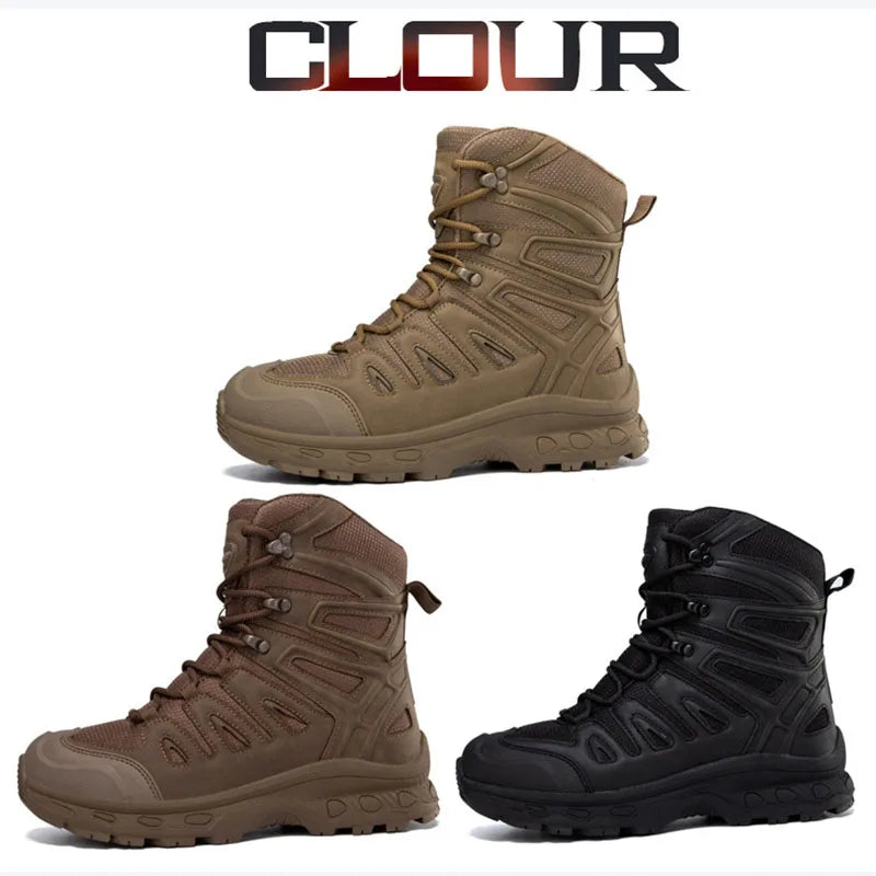 Tactical Boots Durable Training Shoes Sports Climbing Ankle Boots Outdoor Hiking Shoes