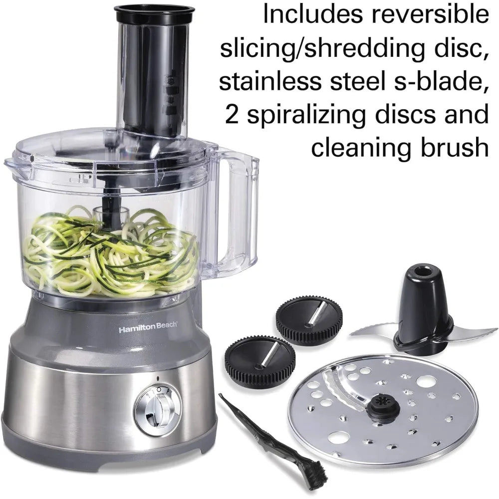 Food Processor & Vegetable Chopper for Slicing, Shredding, Mincing, and Puree, 10 Cups