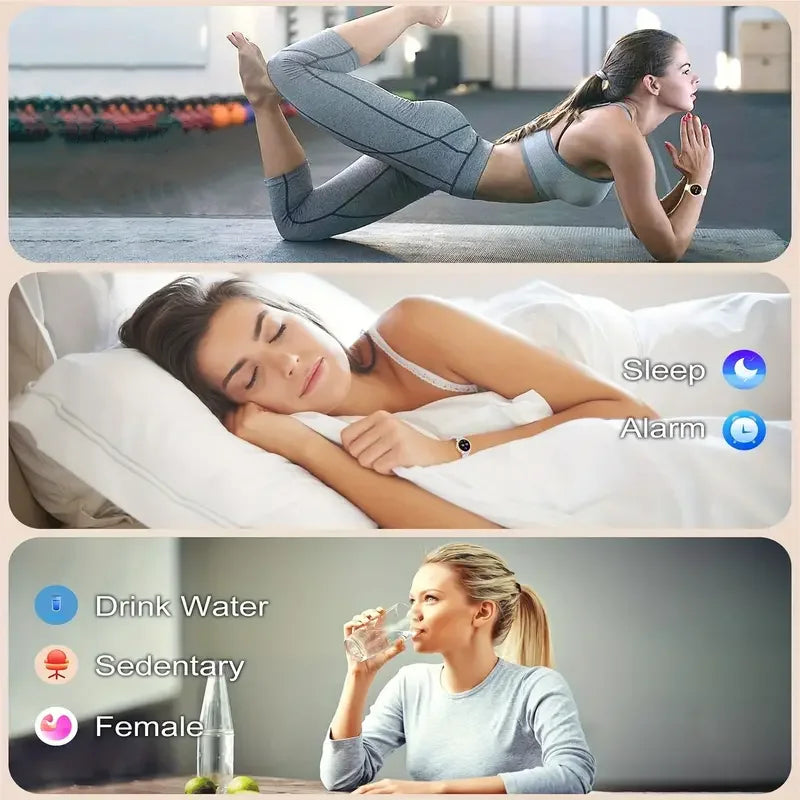 smart Watches for Women for Android and for iPhone Full Touch Screen 100+ Sports Mode