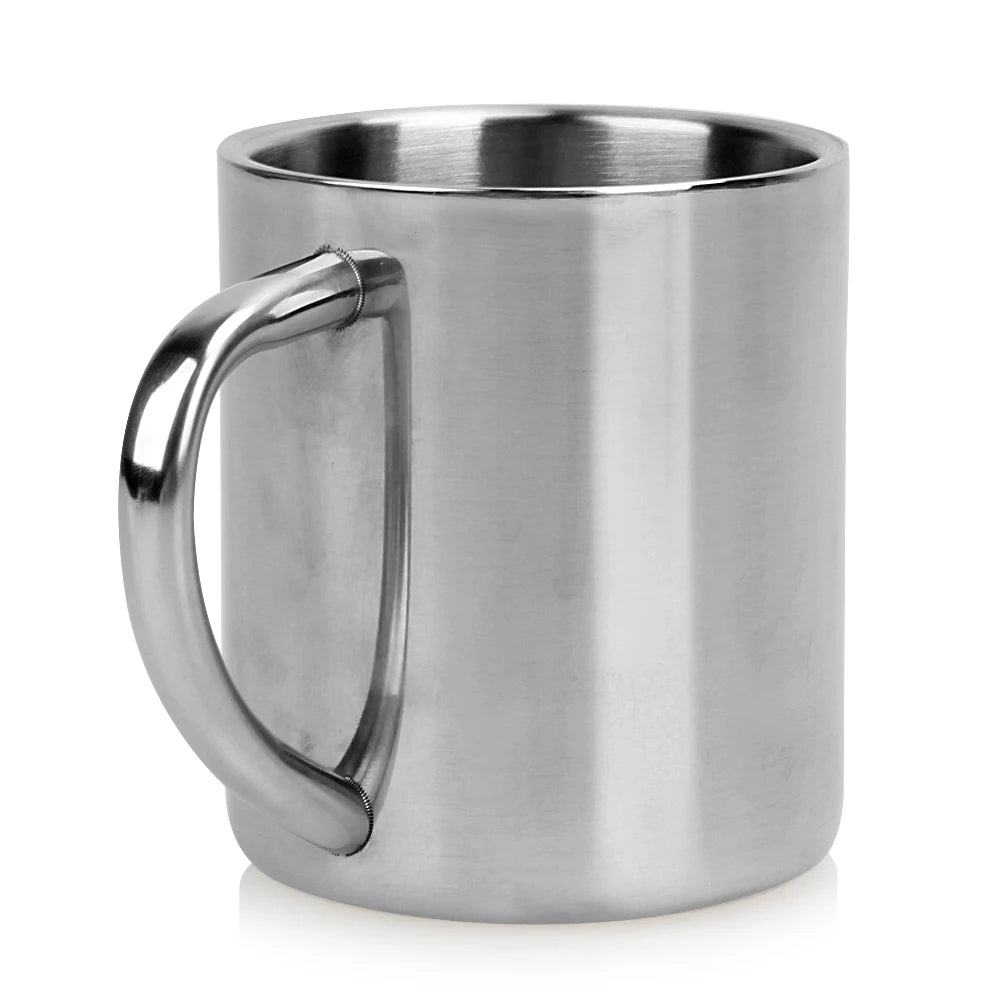 Stainless Steel Coffee Cup Mug Double Wall Insulated Thermal Cup with Anti-scald