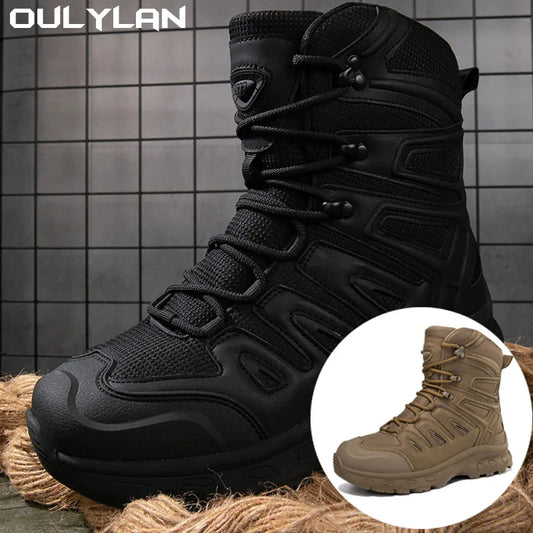 Tactical Boots Durable Training Shoes Sports Climbing Ankle Boots Outdoor Hiking Shoes