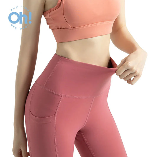 Women High Waist Leggings Running Comfortable Yoga Pants Female Suit